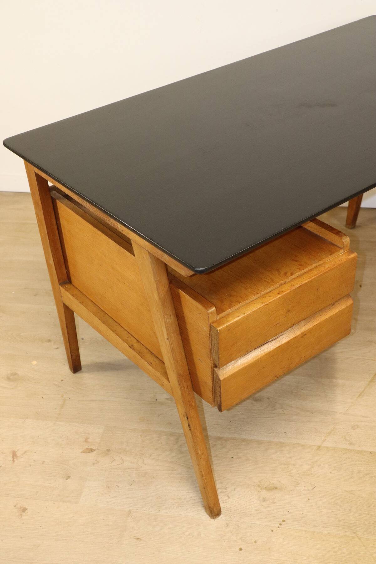 Vintage oak desk, 1950s
