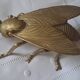 Large brass fly ashtray