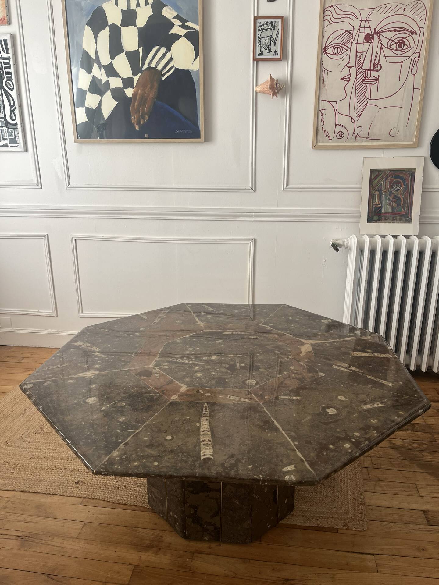 Table basse en marbre