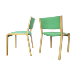 Chaises bois courbé