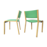 Chaises bois courbé design Wilhelm Ritz pou Wilkhahn années 60