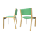 Curved wooden chairs design Wilhelm Ritz pou Wilkhahn 60s