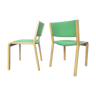 Chaises bois courbé design Wilhelm Ritz pou Wilkhahn années 60