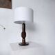 1940s Art Deco oak desk lamp