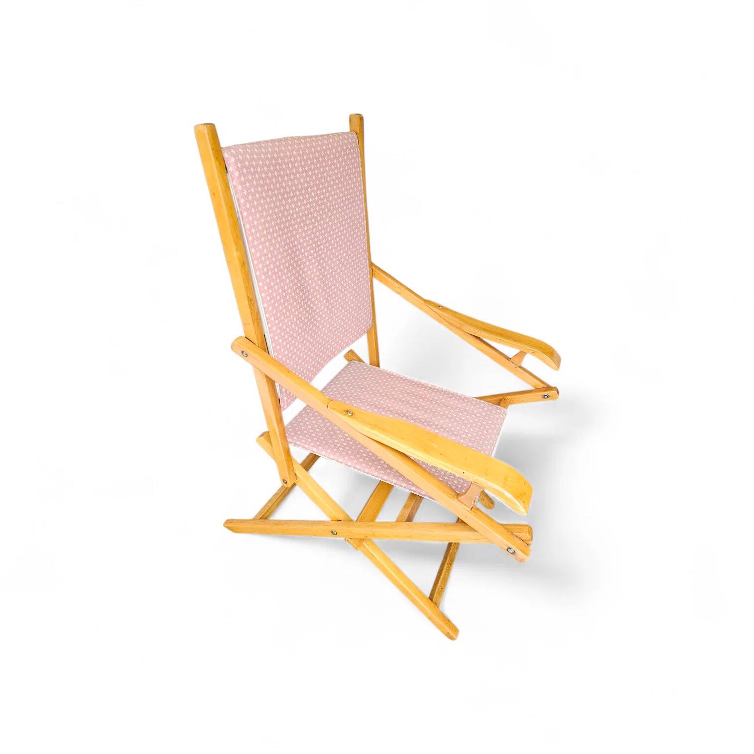 Foldable deck chair / 1950s