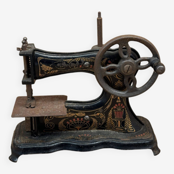 Small wooden sewing machine