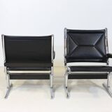 Pair of Eames Sling Tandem Armchairs