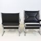 Pair of Eames Sling Tandem armchairs