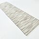 3x12 Brown & Beige Striped Vintage Kilim Runner Rug, 94x358Cm