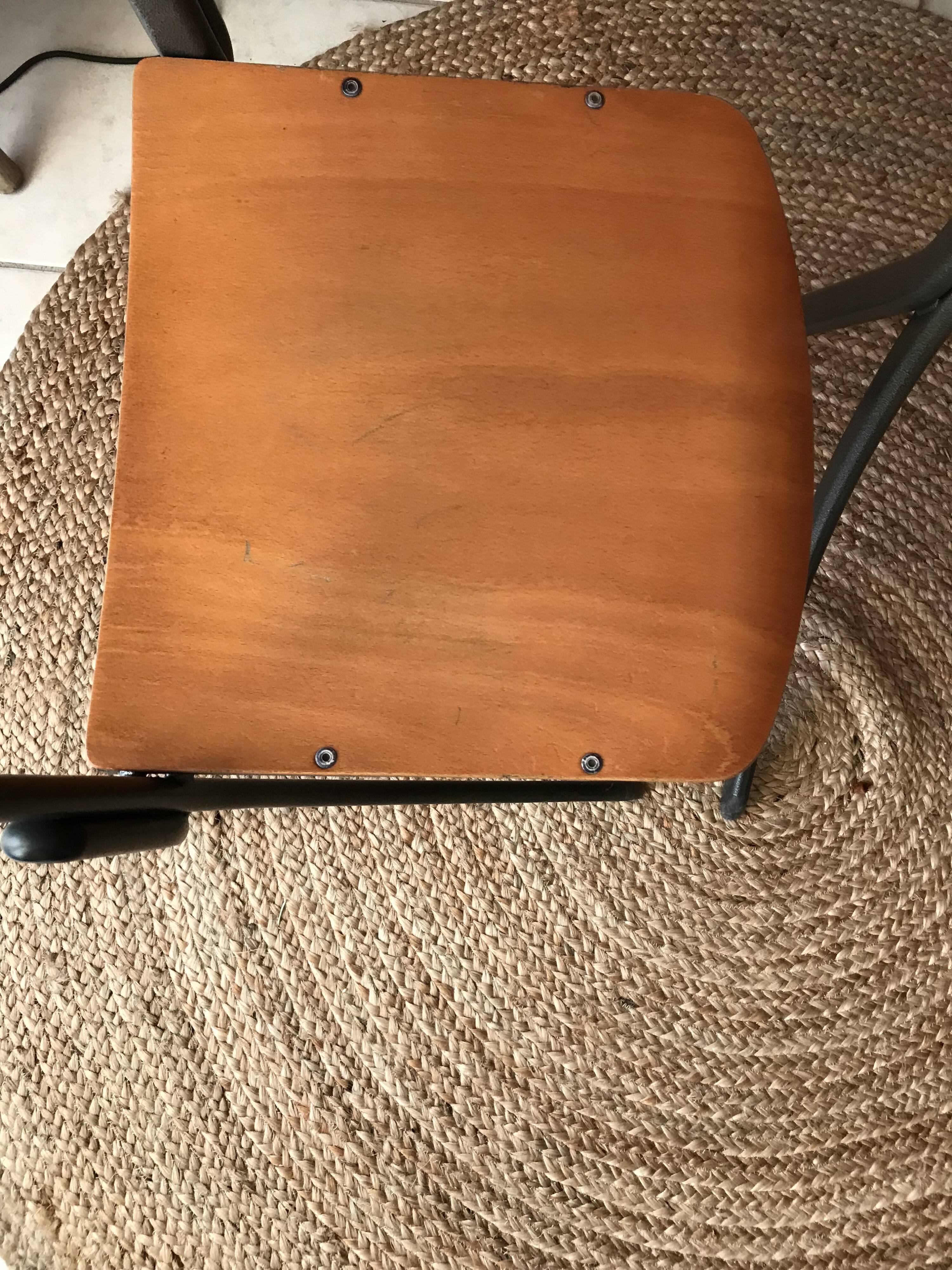 Set of 2 vintage Souvignet chairs made in France