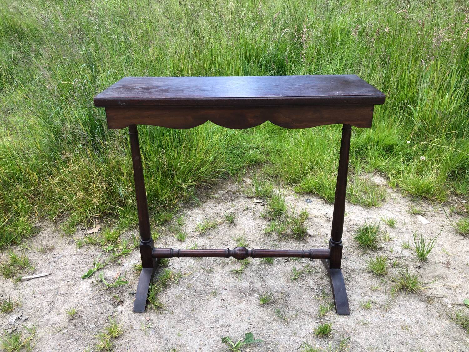 Small wooden console