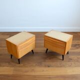 Pair of vintage bedsides 1960s