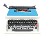 Underwood 315 vintage blue typewriter