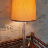 Crystal lamp signed Daum