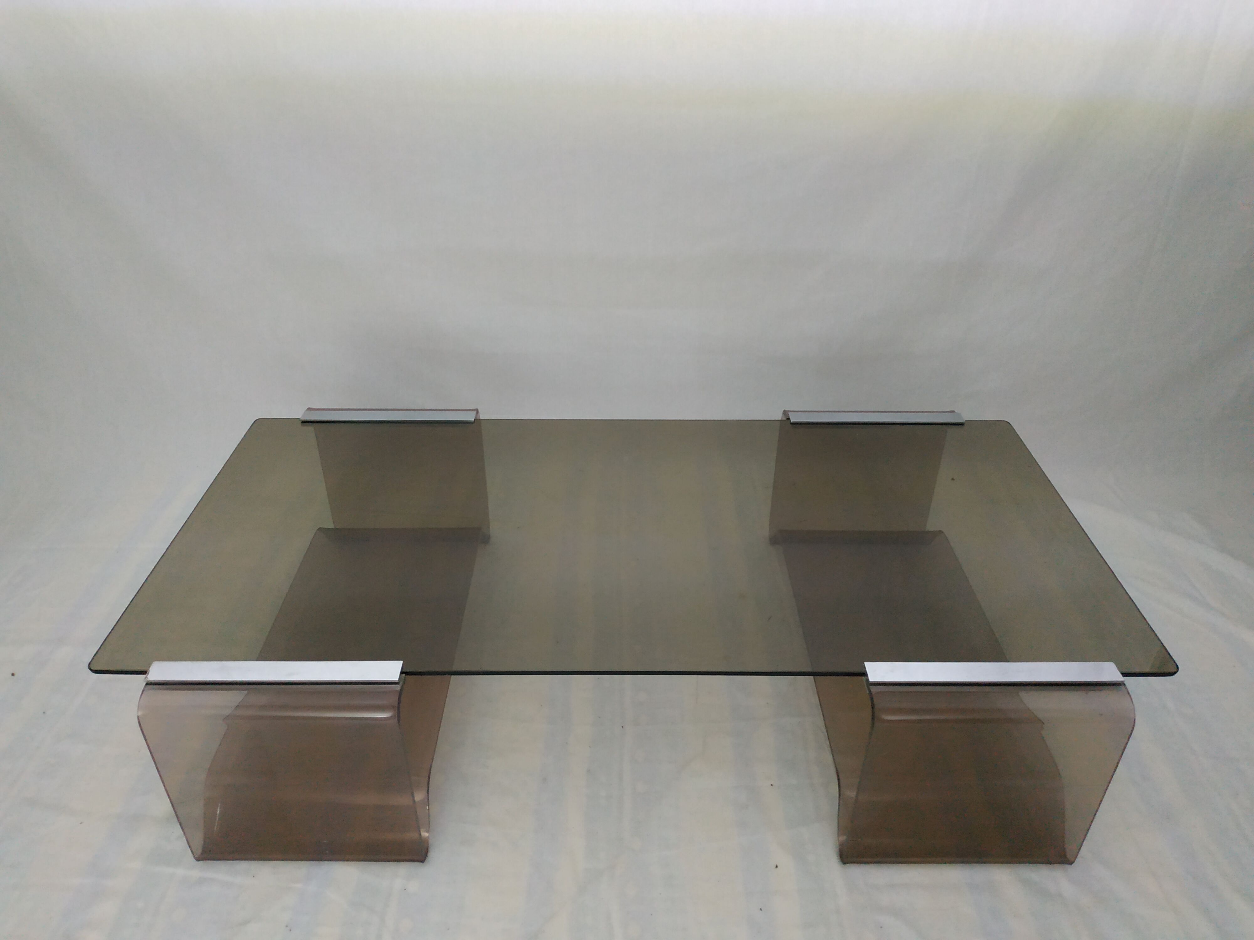 Vintage coffee table by Michel Dumas years 70