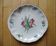 Kg luneville "street lamp" plate cake dessert earthenware hand-painted flowers ø 27 cm