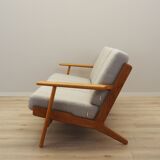 Canapé en chêne, design danois, années 1960, designer : Hans J. Wegner, fabricant : Getama