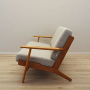 Canapé en chêne, design danois, années 1960, designer : Hans J. Wegner, fabricant : Getama
