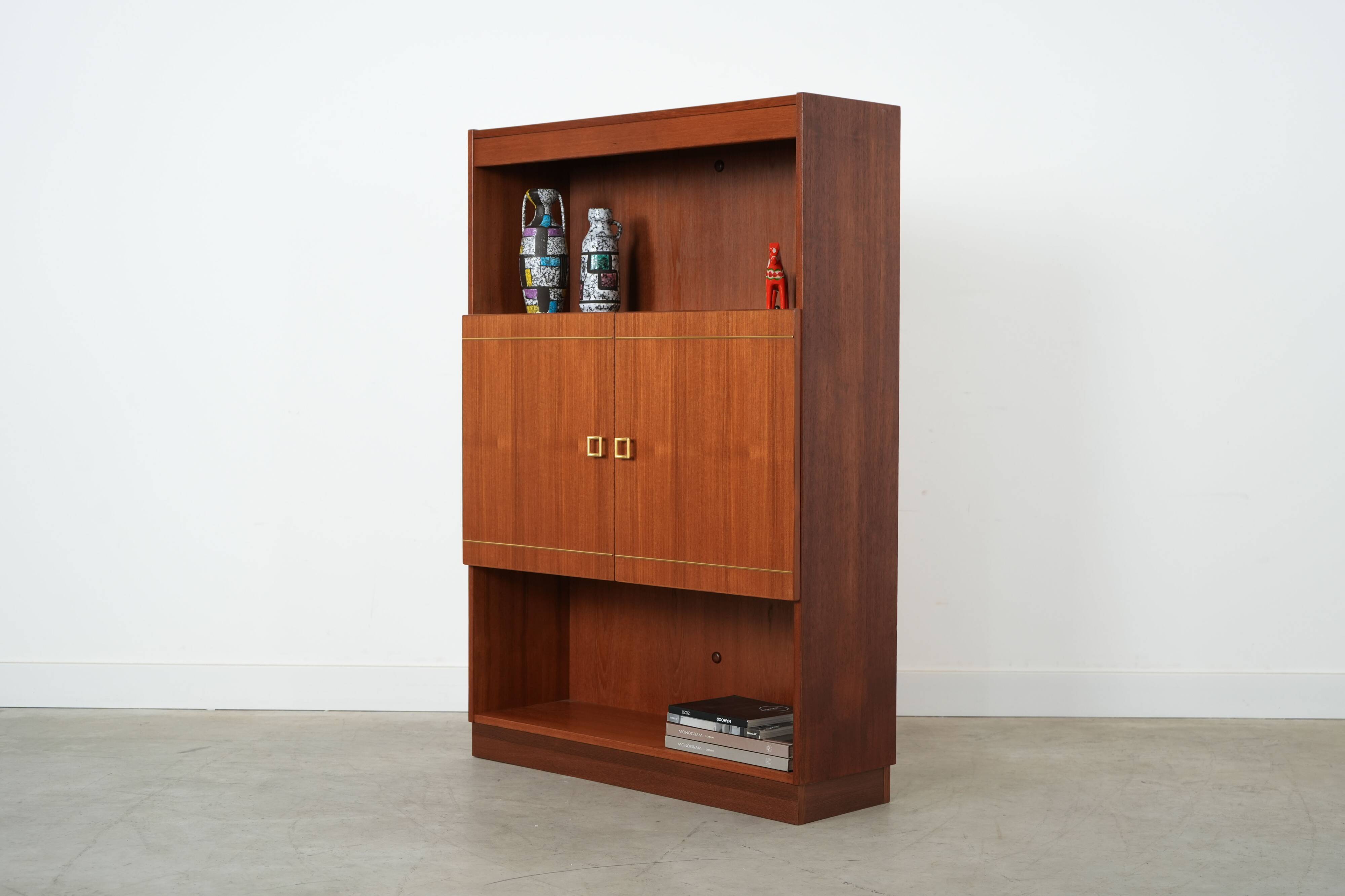 Teak bookcase, Danish design, 1970s, production: Denmark