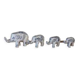 Ceramic Asian elephants