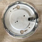 Industrial glass ceiling light, 60s-70s
