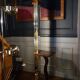 Large Art Deco Macassar Ebony Floor Lamp / Stand, circa 1930