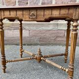Renaissance Louis XIII style desk table walnut 1880/1900