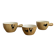 Three ceramic bowls by Grandjean Jourdan from the 1960s.