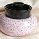 Ball lamp, ceramic and opaline ball lamp, mood and living room lamp
