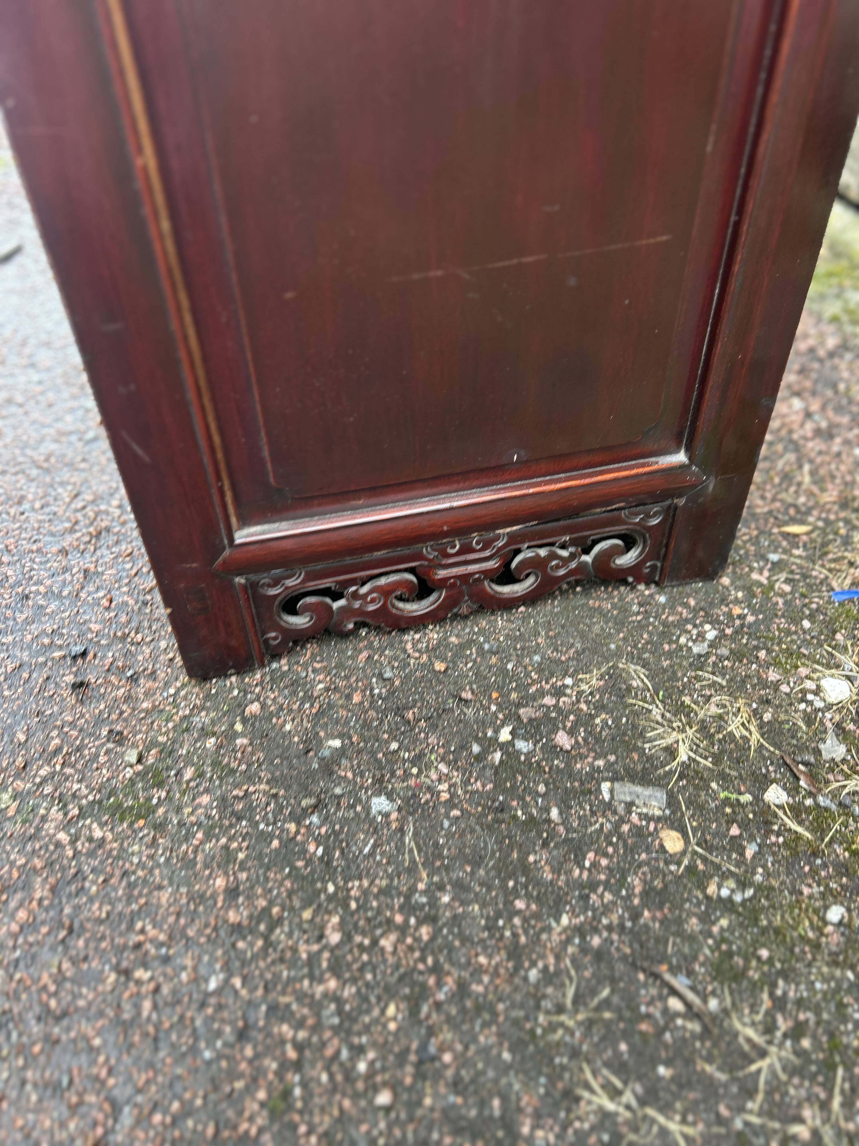 Small cabinet with one door, Indonesian.