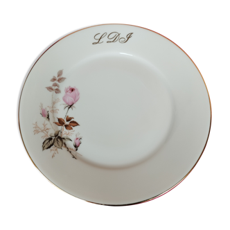 Plate for porcelain starter from Limoges
