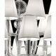 Monumental Modern Transparent Murano Glass Chandelier