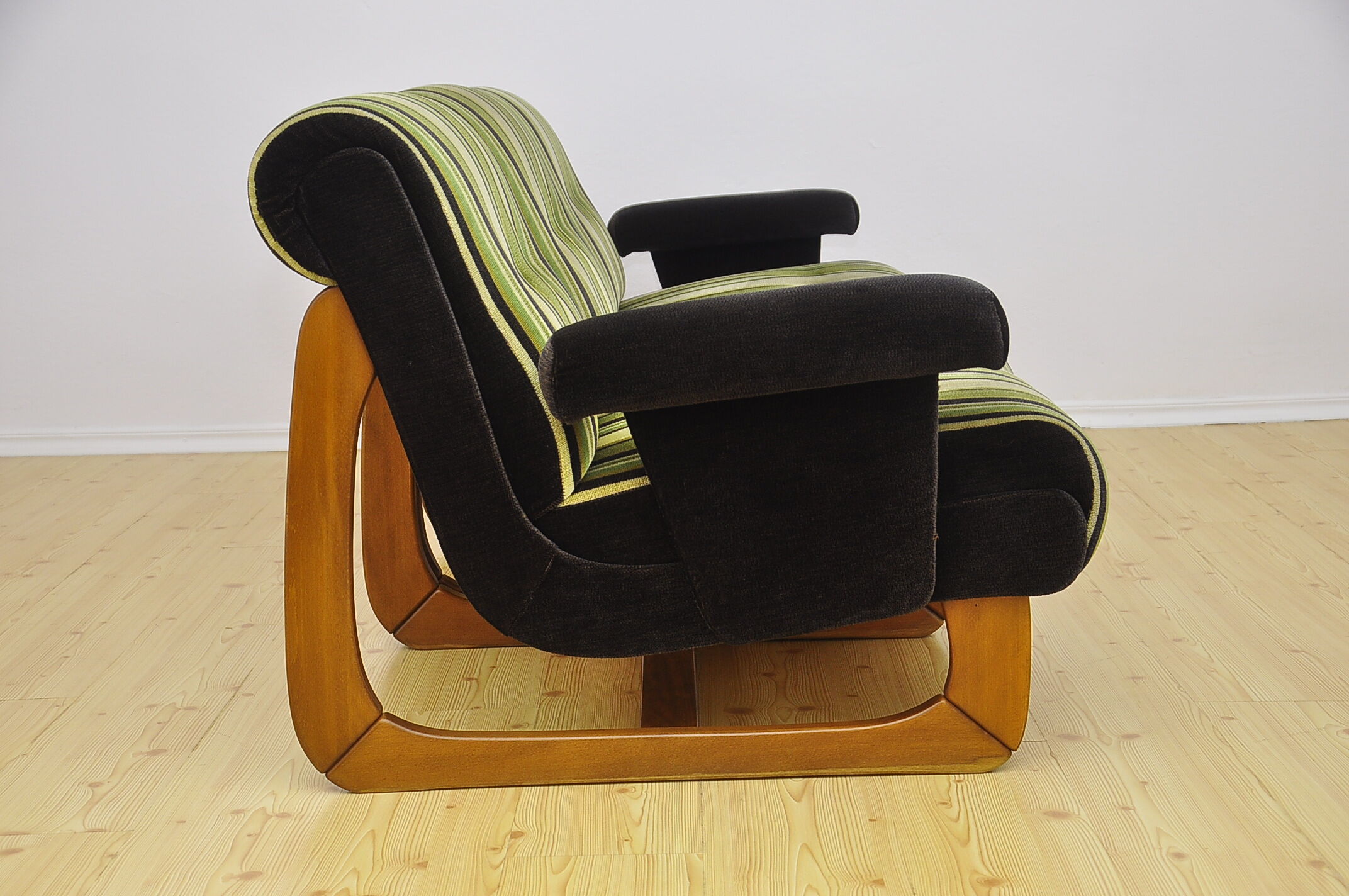 Vintage striped modular sofa, 1970s