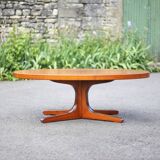 Baumann coffee table, star foot wooden table, vintage coffee table, living room table, 70's