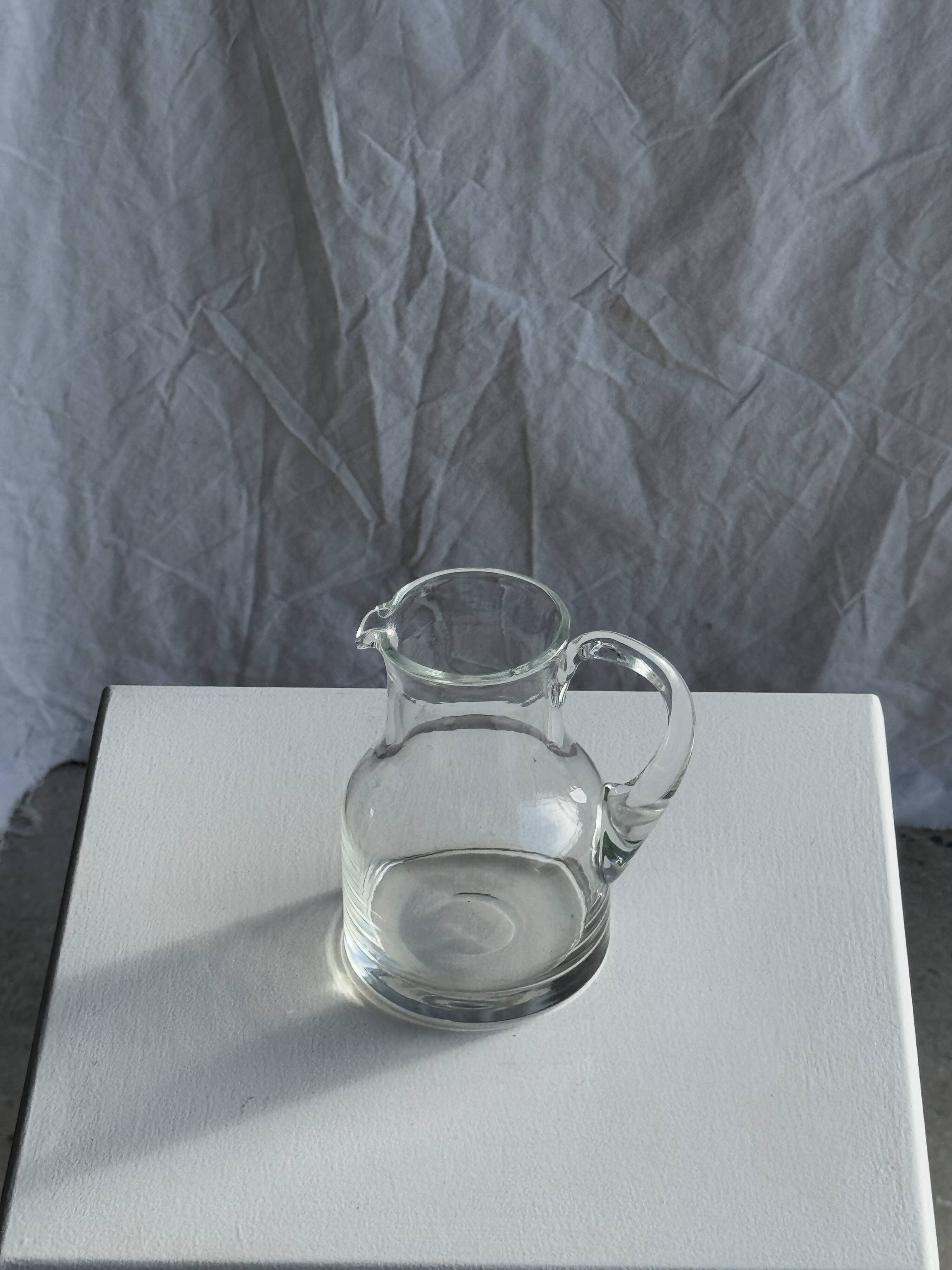 Mini glass pitcher H14