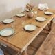 Table de ferme rénovée