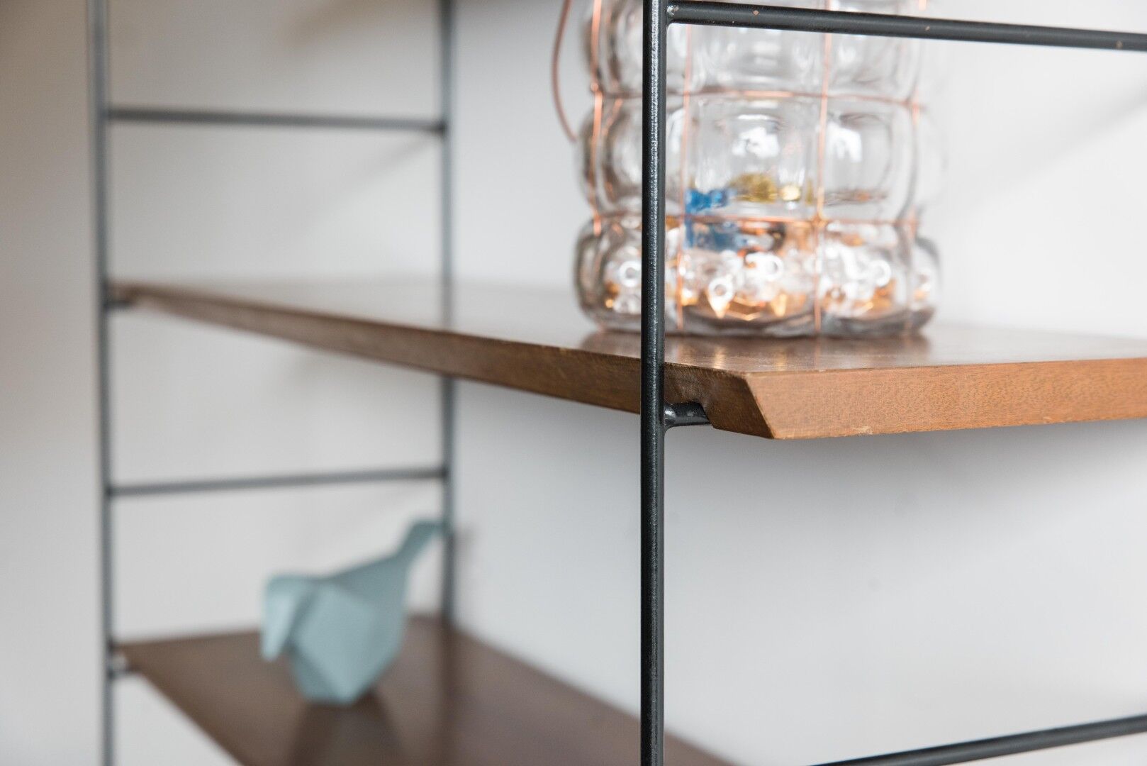 Shelf wood and metal