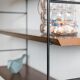 Shelf wood and metal