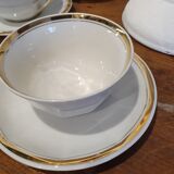 Service of 8 limoges porcelain cups