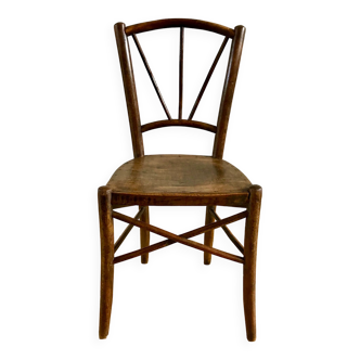 old wooden bistro chair early twentieth century