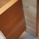 Table basse brutaliste en orme massif - Maison Regain (140 x 80)