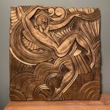 Bas-relief in Art Deco plaster