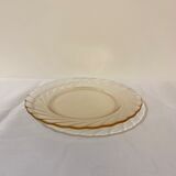 Set of 12 Arcoroc dessert plates