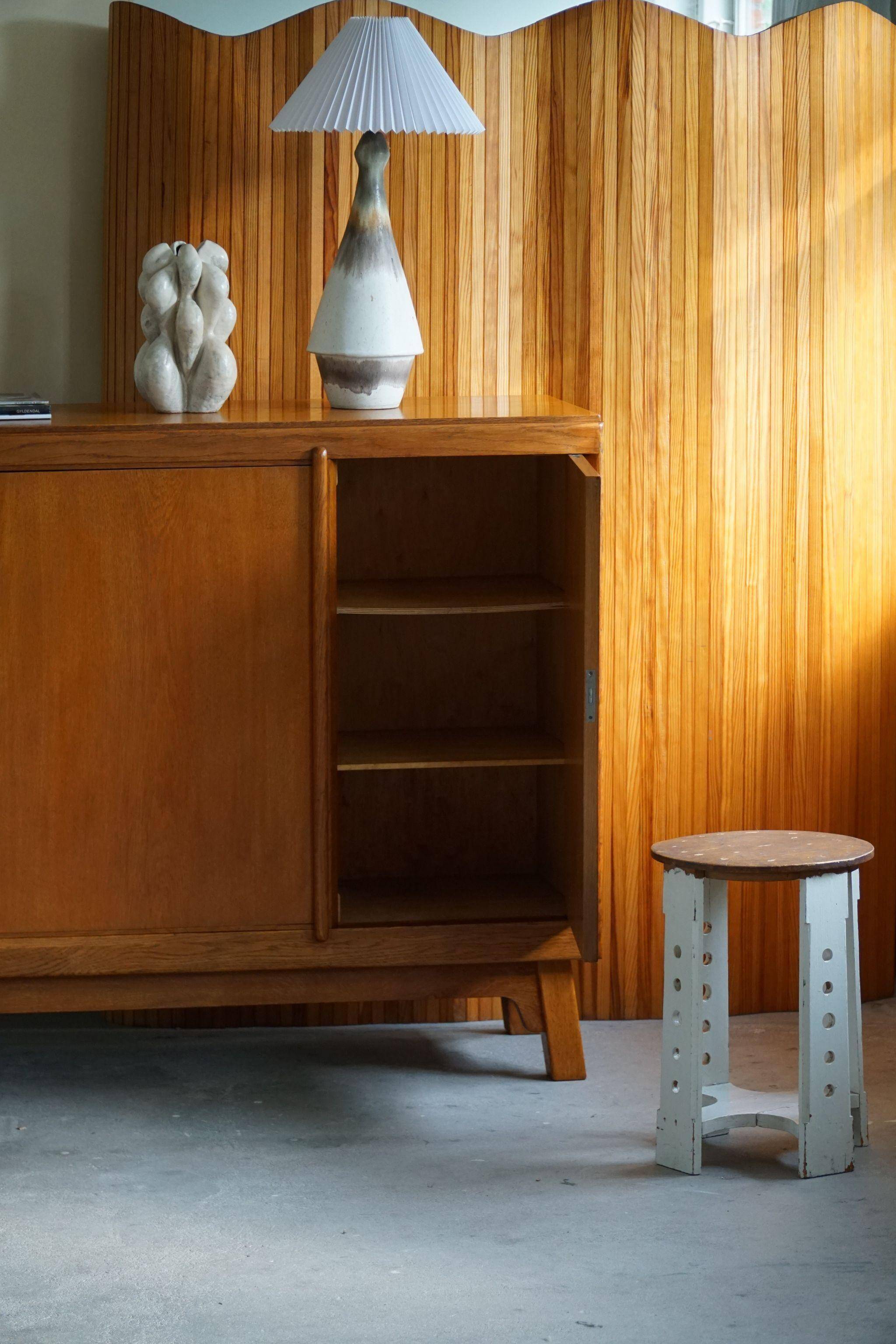 Mid-century buffet/enfilade in teak and oak, Danish cabinetmaker, 1960s