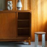 Mid-century buffet/enfilade in teak and oak, Danish cabinetmaker, 1960s