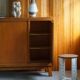 Buffet / Enfilade milieu du siècle en teck et chêne, ébéniste danois, années 1960