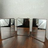 Miroir triptyque vert vintage