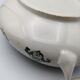 vegetable serving dish tureen earthenware English floral green decoration