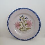 Assiette en faïence de Charolles