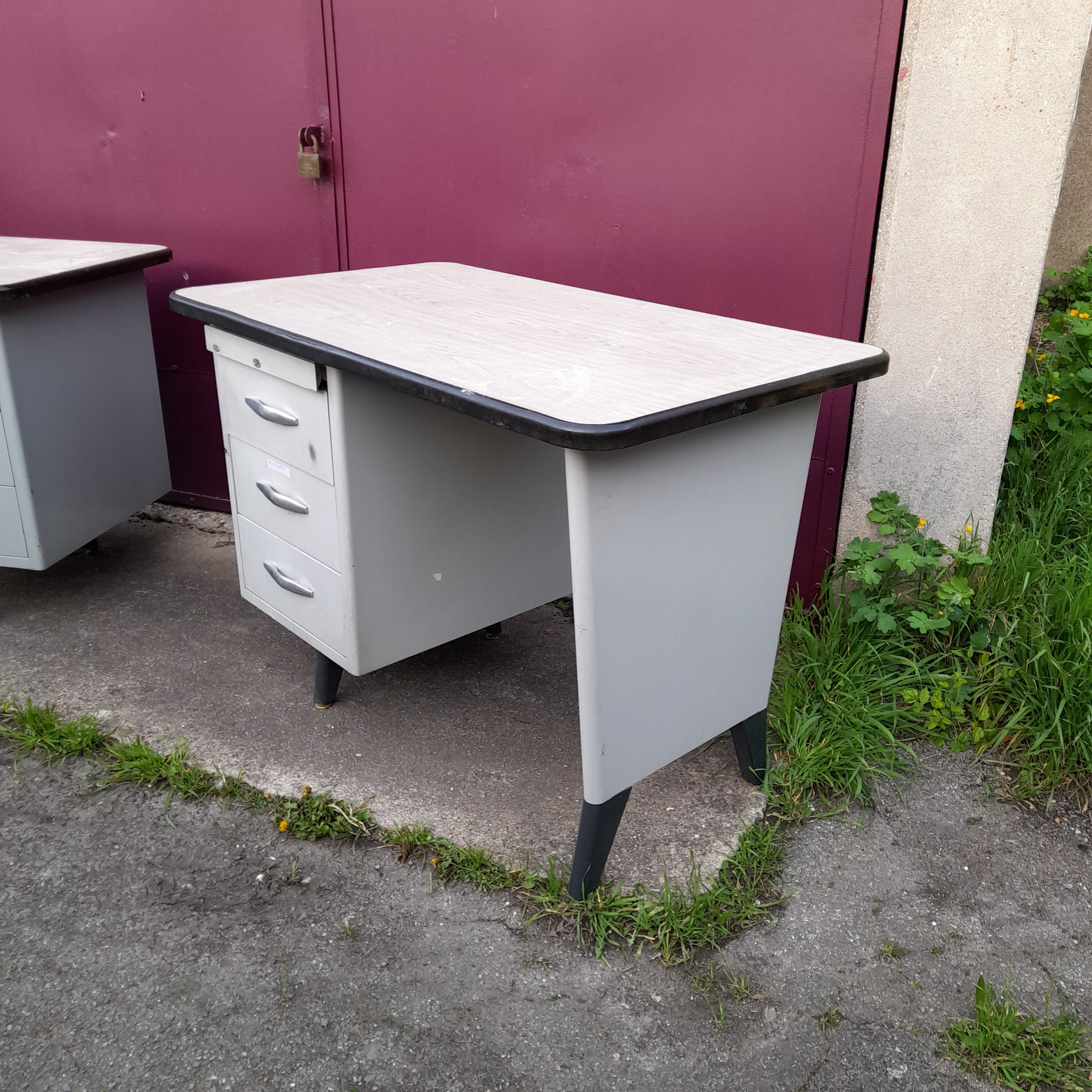 Couple de bureaux années 50